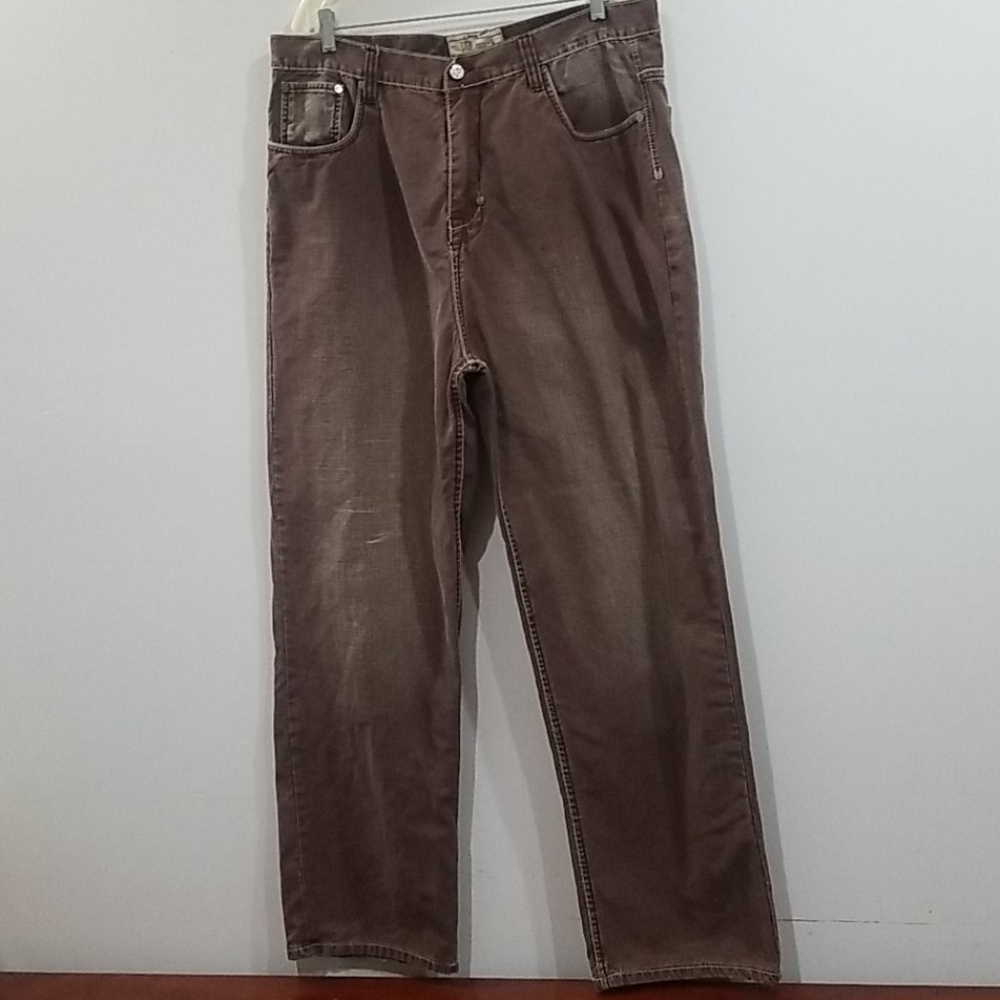 PJ Mark mens brown with tan blends jeans